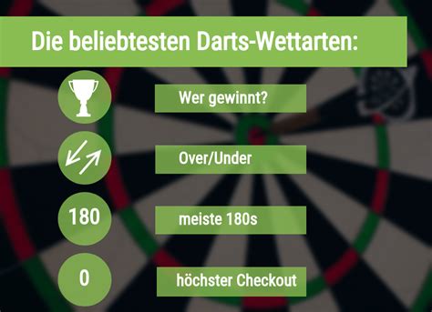 Wetten auf Darts .